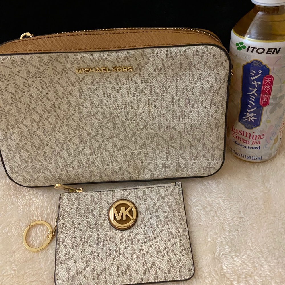 Mk matching crossbody and card coin purse